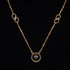 22 Carat Gold Plain Chain With Heart Infinity Gold Choker 3.35g by Mahita Collections